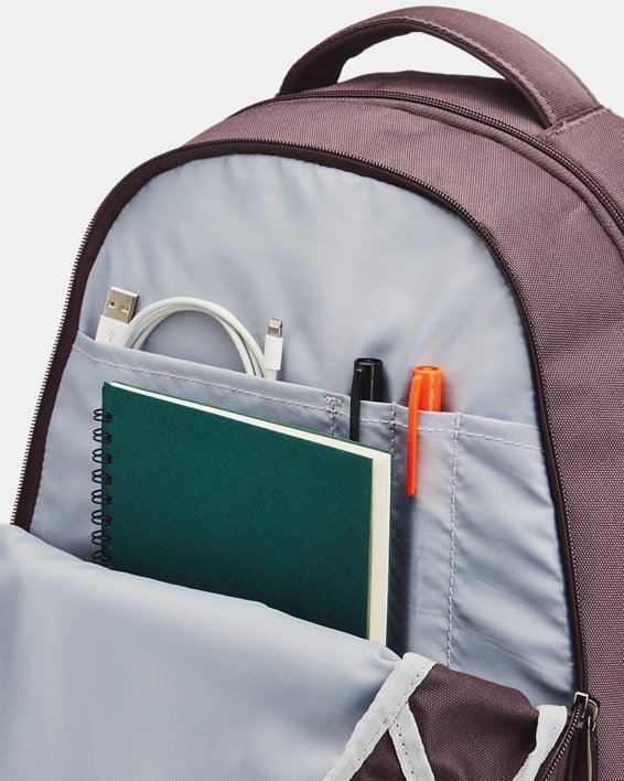 UA Hustle 5.0 Backpack in Gray image number 1